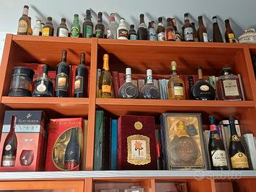 collezione vari alcolici (vini, cognac, rum etc.)