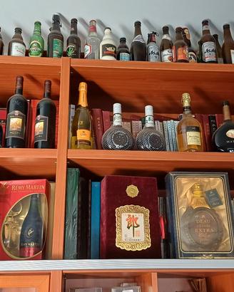 collezione vari alcolici (vini, cognac, rum etc.)