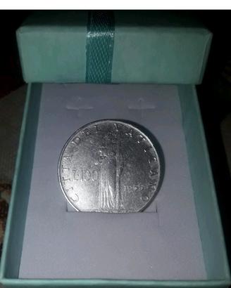 100 Lire Città del Vaticano 1955