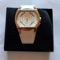 Orologio Breil bianco oro cinturino pelle