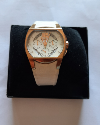 Orologio Breil bianco oro cinturino pelle