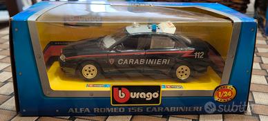 Modellino Bburago Alfa Romeo 156 Carabinieri 1:24
