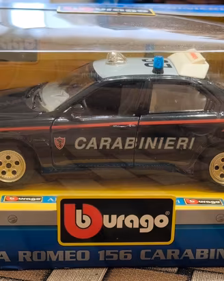Modellino Bburago Alfa Romeo 156 Carabinieri 1:24