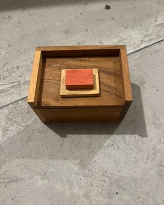Gioco rompicapo in legno