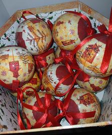 14 Palle di Natale Perrone come nuove