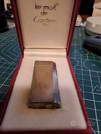 accendino argento Must di Cartier 1982