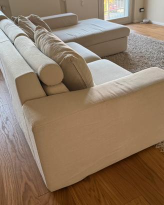 Divano angolare con letto estraibile