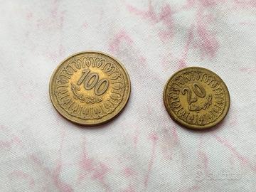 2 monete Tunisine