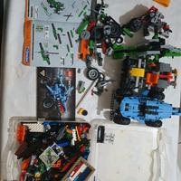 LEGO Squalo, Elicottero, Motorino + Pezzi Misti ✅