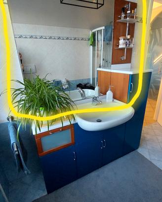 specchio bagno 105 x 116 con luce led
