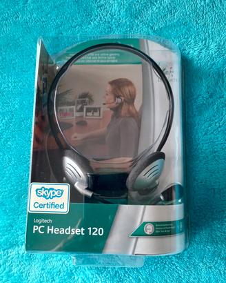 cuffia per pc logitech pc headset 120