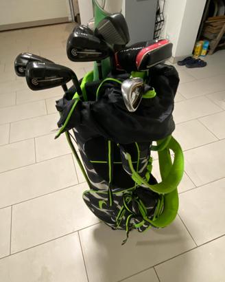 Sacca da golf con ferri