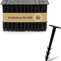 Fissaggio di ancoraggio a terra in plastica, 200 x