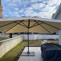 Ombrellone da giardino terrazzo 3x4