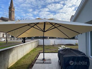 Ombrellone da giardino terrazzo 3x4