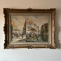 Quadro antico impressionista Carlo Montesi