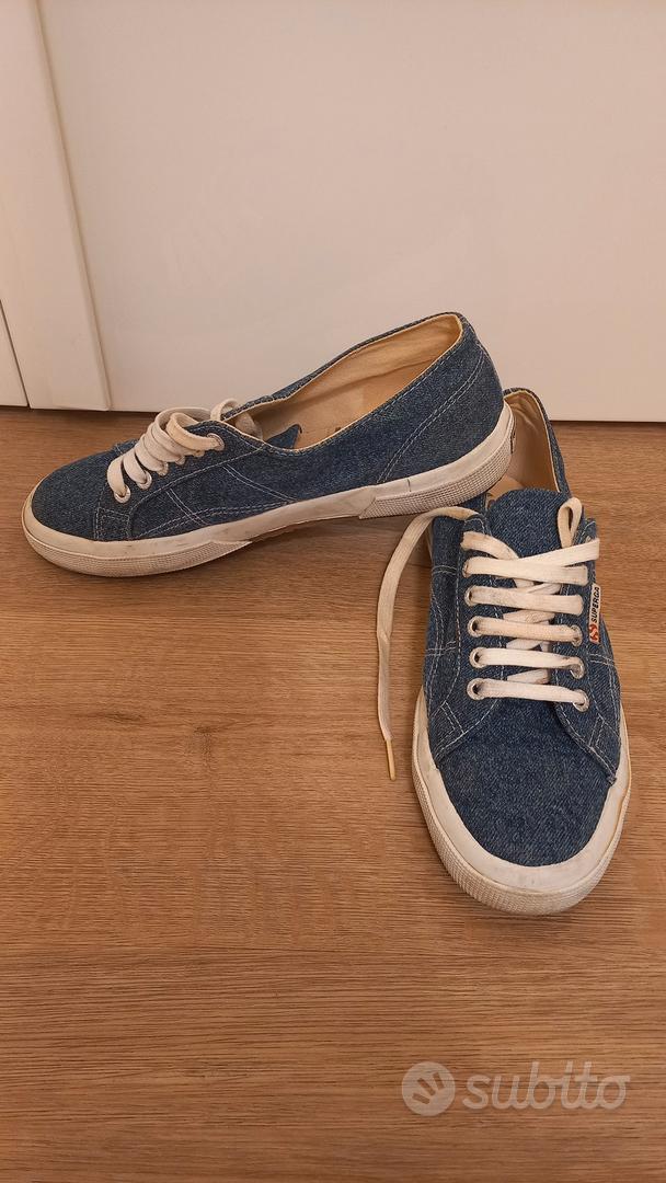 Scarpe sale superga jeans