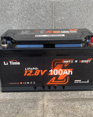 Li Time batteria al litio Life PO4 100Ah