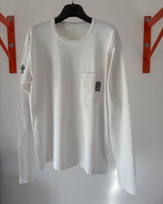 Chrome Hearts Pocket Long Sleeve White Taglia S