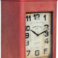 Orologio da Tavolo Rosso Vintage in Ferro | Spediz