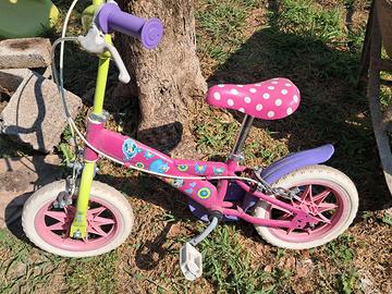 Bicicletta Bambina con rotelle 14pollici
