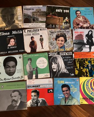 Blocco di venti 45 giri vari