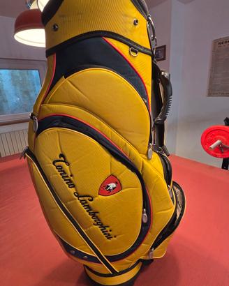 Sacca golf Lamborghini originale gialla