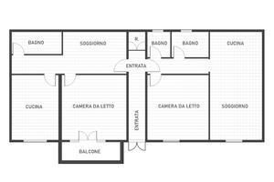 Appartamento già suddiviso in 2 monolocali