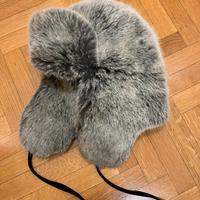 Cappello pelliccia da aviatore con orecchie