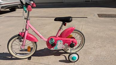 Bicicletta B-twin bambina raggio 14