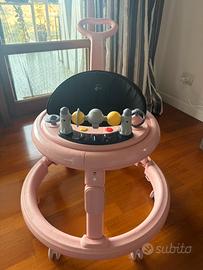 Girello Deryan rosa bambina