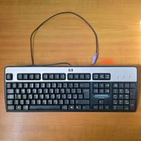 Tastiera HP PC  KB-0316 PS/2 ufficio nero/argento