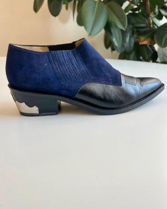 Toga Pulla ankle boots in pelle e camoscio