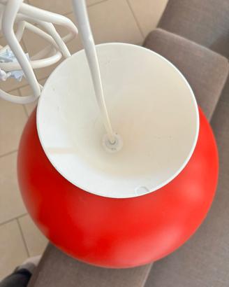 Lampadario rosso