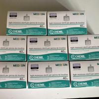 Aghi monouso sterili per penna da insulina 4 mm