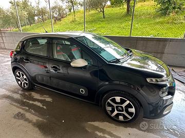 citroen c3 s&s shine 100cv nera metallizzata