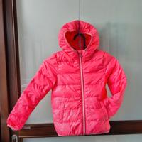 piumino mezza stagione 100gr in piume 6 anni bimba