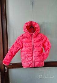 piumino mezza stagione 100gr in piume 6 anni bimba