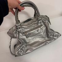 Balenciaga city silver