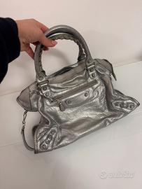 Balenciaga city silver