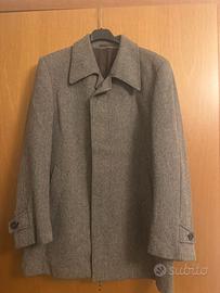 Cappotto uomo grigio marrone sartoriale – foderato