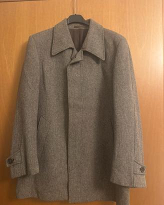 Cappotto uomo grigio marrone sartoriale – foderato