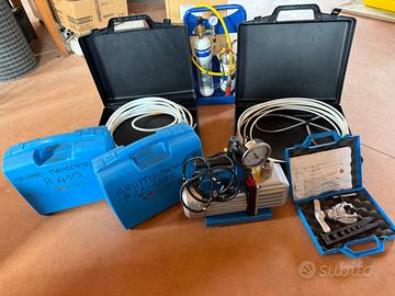 Kit condizionatori completo, pompa vuoto, azoto