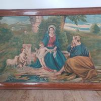 QUADRO SACRA FAMIGLIA CON SAN GIOVANNINO