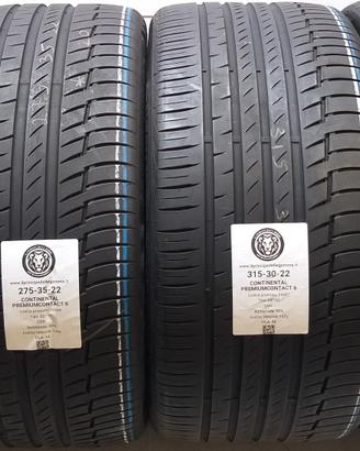 4 GOMME 275 35 22 E 315 30 22 CONTINENTAL A55684/A