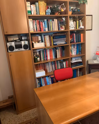Mobile libreria parete attrezzata e  scrivania