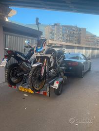 Carrello rimorchio appendici porta moto