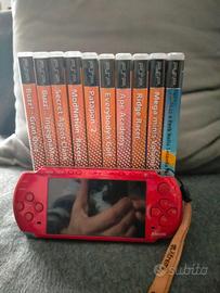PSP rossa  e giochi