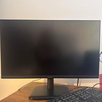 Monitor 24” con cavi per collegare pc