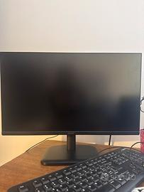 Monitor 24” con cavi per collegare pc